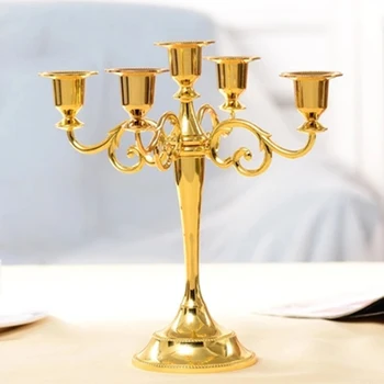 3 5 Arms Gold Candle Holder Wedding Metal Vintage Silver Candlestick Stand Candelabra Big Holder Center Table Decoration L
3 5 Arms Gold Candle Holder Wedding Metal Vintage Silver Candlestick Stand Candelabra Big Holder Center Table Decoration L