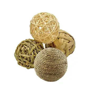 4 Pcs Pet Balls Rabbit Toys Bunny Straw Rattan Woven Chewing Ball Teeth Cleaning Toys Training Biting
4 Pcs Pet Balls Rabbit Toys Bunny Straw Rattan Woven Chewing Ball Teeth Cleaning Toys Training Biting