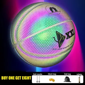 Luminous Street Rubber Basketball Ball Night Game Train PU Rubber Luminescence Glowing Rainbow Light Children Trainning
Luminous Street Rubber Basketball Ball Night Game Train PU Rubber Luminescence Glowing Rainbow Light Children Trainning