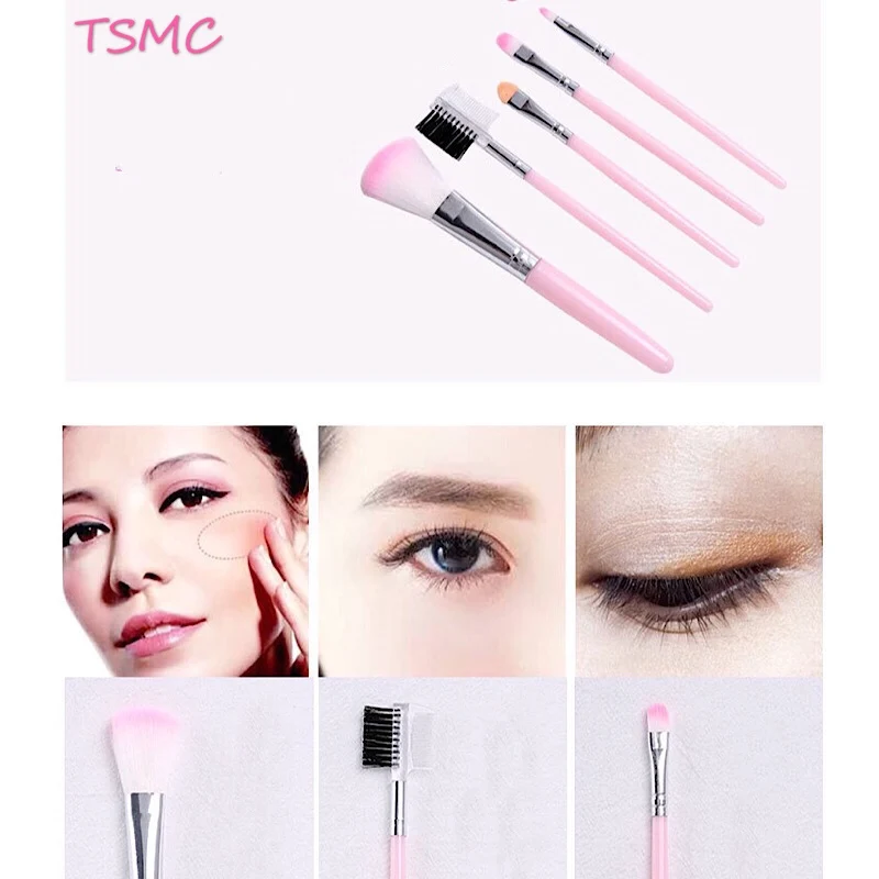 Drop Shipping 5pcs Pink Makeup Brush Cute Handle Makeup Brushes Set Eyeshadow Lip Eyebrow Eyelashes Kit Wholesale
Drop Shipping 5pcs Pink Makeup Brush Cute Handle Makeup Brushes Set Eyeshadow Lip Eyebrow Eyelashes Kit Wholesale