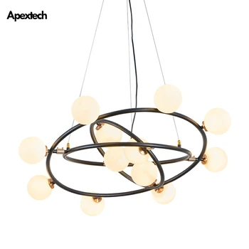 Modern Artistical Led Chandelier Iron Art Deco Lighting Annular Shaped Ceiling Hanging Lights Living Dining Room Pendant Lamp
Modern Artistical Led Chandelier Iron Art Deco Lighting Annular Shaped Ceiling Hanging Lights Living Dining Room Pendant Lamp