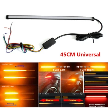 100% Brand New High Quality 45cm Motorcycle Sequential Flowing LED Tail DRL Brake Turn Signal Strobe Light
100% Brand New High Quality 45cm Motorcycle Sequential Flowing LED Tail DRL Brake Turn Signal Strobe Light