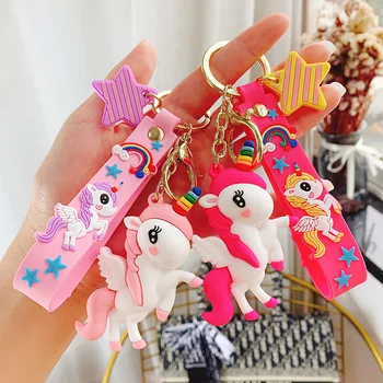 Cartoon Rainbow Horse Keychain Women Cute Unicorn Car Bag Key Chain Resin Charm Kids Bag Pendant Keyring Gifts
Cartoon Rainbow Horse Keychain Women Cute Unicorn Car Bag Key Chain Resin Charm Kids Bag Pendant Keyring Gifts
