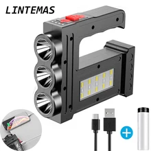 Power Bank Flashlight Three Light Super Bright Multi-Function Powerful Flashlights Camping High power rechargeable led flashligh
Power Bank Flashlight Three Light Super Bright Multi-Function Powerful Flashlights Camping High power rechargeable led flashligh