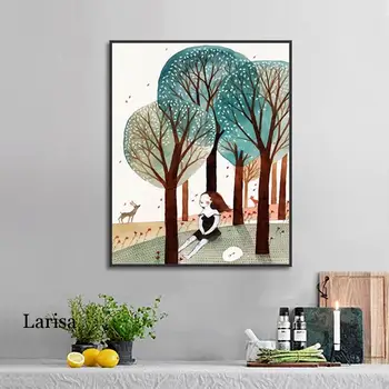 Animation Scene Little Girl Sitting On The Grass Canvas Painting Photo Red Little Flower Tree Print Wall Art Poster Home Decor
Animation Scene Little Girl Sitting On The Grass Canvas Painting Photo Red Little Flower Tree Print Wall Art Poster Home Decor
