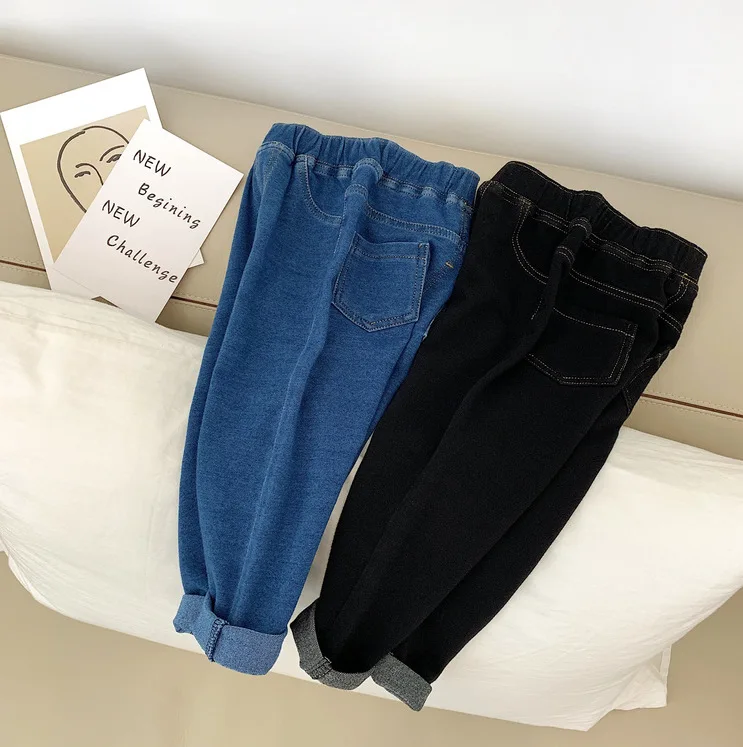 Chen Mom BOY'S Autumn Clothing Elasticity Knitted Jeans Versatile Children Skinny Jeans Male Baby Slim Fit Trousers
Chen Mom BOY'S Autumn Clothing Elasticity Knitted Jeans Versatile Children Skinny Jeans Male Baby Slim Fit Trousers