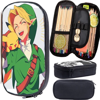 The Legend of Zelda Pencil Case Children Boys Girls Stationery Bag Cartoon Anime High Quality Cute Pencil Box Fashion Pen Bag
The Legend of Zelda Pencil Case Children Boys Girls Stationery Bag Cartoon Anime High Quality Cute Pencil Box Fashion Pen Bag