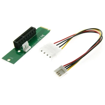 NGFF M.2 M Key Male Adapter Converter Card with Power Cable to PCI Express PCI-E 4X Female
NGFF M.2 M Key Male Adapter Converter Card with Power Cable to PCI Express PCI-E 4X Female