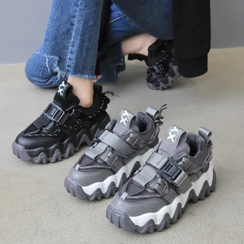 Rubber Round Toe PU Rubber Platform Shoes Women Vulcanized Shoes Woman Spring Lace-up Sneakers Women Casual Female Sports Shoes
Rubber Round Toe PU Rubber Platform Shoes Women Vulcanized Shoes Woman Spring Lace-up Sneakers Women Casual Female Sports Shoes