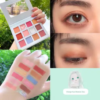 12 Colors Oil Painting Eyeshadow Palette Shimmer Glitter Eye Shadow Powder Matte Sequins Eyeshadow Palette Cosmetic Maquillage
12 Colors Oil Painting Eyeshadow Palette Shimmer Glitter Eye Shadow Powder Matte Sequins Eyeshadow Palette Cosmetic Maquillage