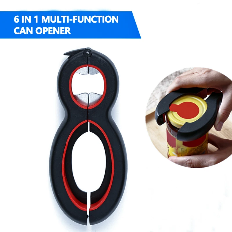 New 6 in 1 Multi Function Can Beer Bottle Opener All in One Jar Gripper Can Beer Lid Twist Off Jar Wine Opener Claw Dropshiping
New 6 in 1 Multi Function Can Beer Bottle Opener All in One Jar Gripper Can Beer Lid Twist Off Jar Wine Opener Claw Dropshiping