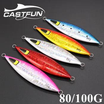 CASTFUN Fishing Lure Wobblers Spoon Slow Bait Saltwater Jigging Lure Metal Jig Artificial Fishing Set 1pc 80G 100G 150G
CASTFUN Fishing Lure Wobblers Spoon Slow Bait Saltwater Jigging Lure Metal Jig Artificial Fishing Set 1pc 80G 100G 150G