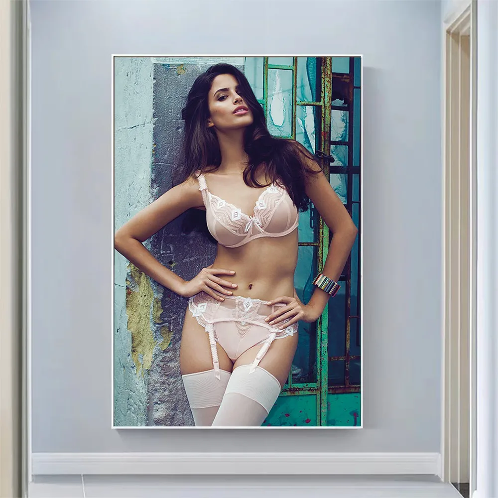 

Barbara Brito Sexy Model Pretty Girl Swimsuit Pose Wall Silk Cloth HD Poster Art Home Decoration Gift
