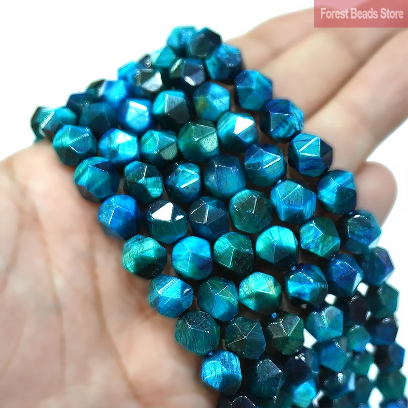 Natural Diamond Faceted Peacock Blue Tiger Eye Stone Round Beads for Jewelry Making DIY Bracelet Necklace 15" Strand 6 8 10MM
Natural Diamond Faceted Peacock Blue Tiger Eye Stone Round Beads for Jewelry Making DIY Bracelet Necklace 15" Strand 6 8 10MM