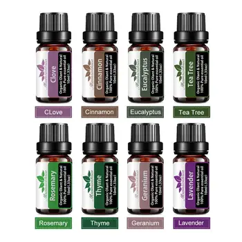 10ML 10Pcs Gift Set Pure Essential Oils Diffuser Humidifier Massage Aroma Clove Cinnamon Eucalyptus Tea Tree Rosemary Lavender
10ML 10Pcs Gift Set Pure Essential Oils Diffuser Humidifier Massage Aroma Clove Cinnamon Eucalyptus Tea Tree Rosemary Lavender