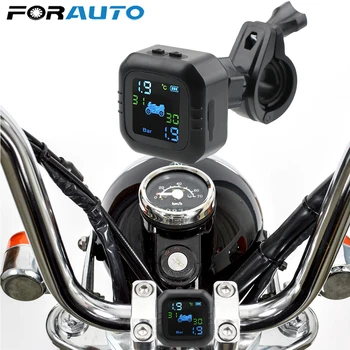 Wireless Motorcycle TPMS Moto Tire Pressure Tyre Temperature Monitoring Alarm System Tyre Accessories LCD Display USB Charging
Wireless Motorcycle TPMS Moto Tire Pressure Tyre Temperature Monitoring Alarm System Tyre Accessories LCD Display USB Charging