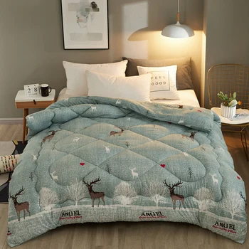 2CF soft quilts 200*230cm home bedding winter blanket New Winter comforter Freshness style thicken duvet 100% Washed cotton
2CF soft quilts 200*230cm home bedding winter blanket New Winter comforter Freshness style thicken duvet 100% Washed cotton