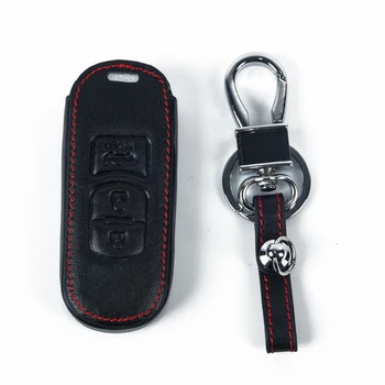 2020 Car Smart Remote Leather Key Case 3 Buttons W/ Key Ring For Mazda 2 3 5 6 CX5 CX7 Car Protection Accessories
2020 Car Smart Remote Leather Key Case 3 Buttons W/ Key Ring For Mazda 2 3 5 6 CX5 CX7 Car Protection Accessories