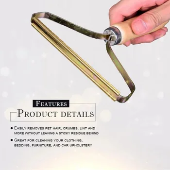 Wooden Sweater Clothes Lint Remover, Trimmer Shaver Manual Portable Clothing Care Lint Remover Lint remover
Wooden Sweater Clothes Lint Remover, Trimmer Shaver Manual Portable Clothing Care Lint Remover Lint remover