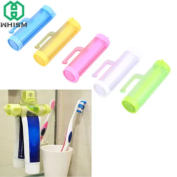 WHISM Toothpaste Squeezer Plastic Tube Squeezer Rolling Toothpaste Dispenser Suction Cups Holder Bathroom Accessories
WHISM Toothpaste Squeezer Plastic Tube Squeezer Rolling Toothpaste Dispenser Suction Cups Holder Bathroom Accessories