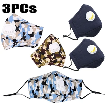 3Pcs Washable Cotton Mouth Face Mask Reusable Activated Carbon Protective Filter Breathing valve Respirator Camouflage Masks
3Pcs Washable Cotton Mouth Face Mask Reusable Activated Carbon Protective Filter Breathing valve Respirator Camouflage Masks