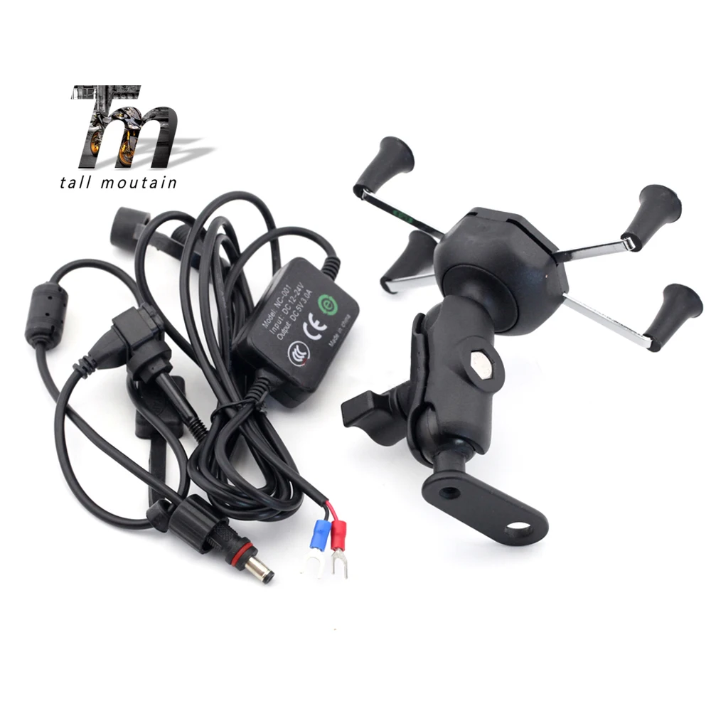 X-Grip Phone Holder USB Charger For HONDA CB300F CB500F CB500X CB650F CB1100 VFR800X VFR1200X Motorcycle GPS Navigation Bracket
X-Grip Phone Holder USB Charger For HONDA CB300F CB500F CB500X CB650F CB1100 VFR800X VFR1200X Motorcycle GPS Navigation Bracket