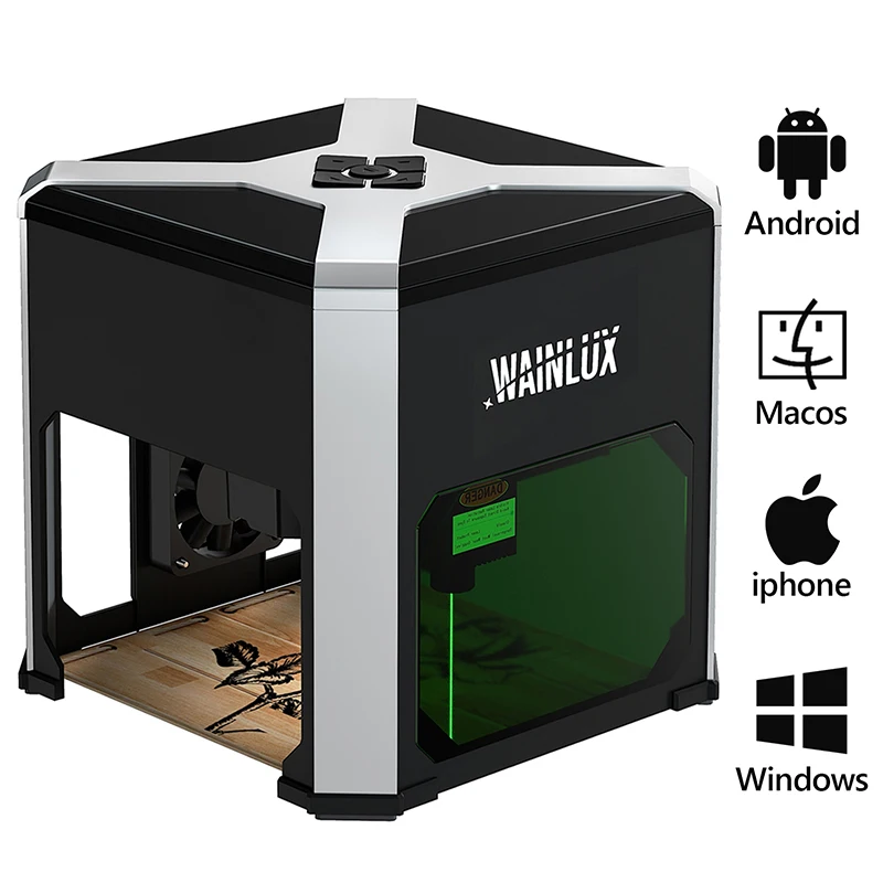 K6 CNC Engraving Machine 3000mW Mini Desktop Laser Printer Portable Laser Engraver with Win, MAC and Wifi Connection
K6 CNC Engraving Machine 3000mW Mini Desktop Laser Printer Portable Laser Engraver with Win, MAC and Wifi Connection