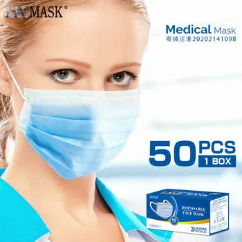 Disposable Medical Face Mask Anti-pollution 3 Layer Surgical Face Mask Ear Loop Surgical Medical Mask Breathable Health Mask
Disposable Medical Face Mask Anti-pollution 3 Layer Surgical Face Mask Ear Loop Surgical Medical Mask Breathable Health Mask