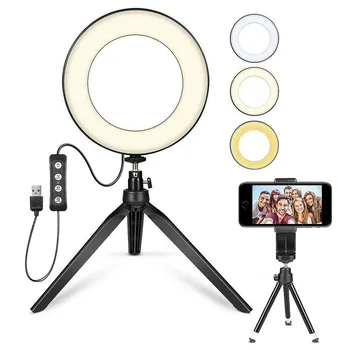 USB Dimmable Lamp Selfie Phone Cameras Video Light with ring lamp photographic ring lighting for Live Photo Studio Makeup#0528
USB Dimmable Lamp Selfie Phone Cameras Video Light with ring lamp photographic ring lighting for Live Photo Studio Makeup#0528