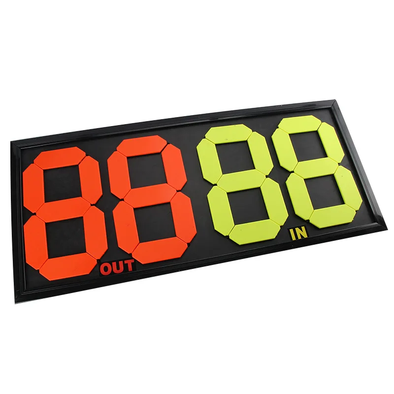 Football Substitution Board Four Double-Sided Display Manual Referee for Football Scoreboard Fluorescent Design
Football Substitution Board Four Double-Sided Display Manual Referee for Football Scoreboard Fluorescent Design