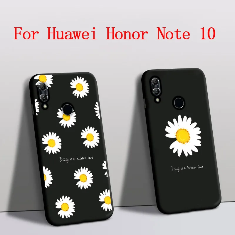 Чехол для Huawei Honor Note 10 Силиконовый протектор чехол телефона с розами и