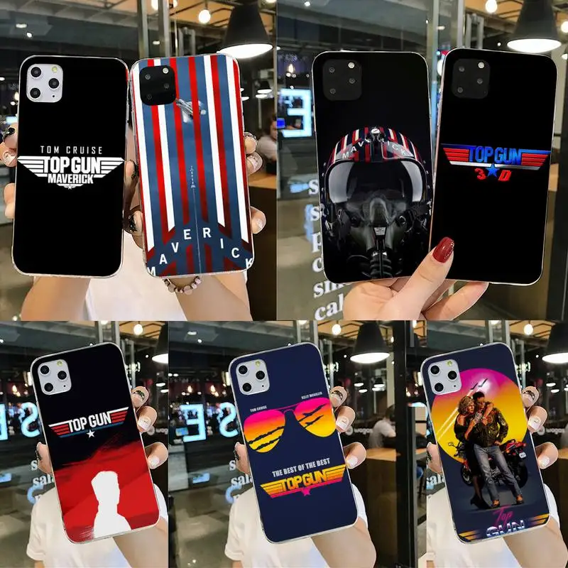 Top Gun Maverick Том Круз чехол типа "сделай сам" для телефона Корпус iPhone 11 pro XS MAX 8 7 6 6S