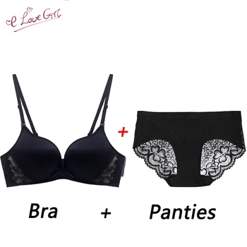 E lovegirl Sexy Bra Set Solid Color Lingerie Women Lace Flower Panty Adjusted Shoulder Strap Intimates Light 3/4 Cup Breathable
E lovegirl Sexy Bra Set Solid Color Lingerie Women Lace Flower Panty Adjusted Shoulder Strap Intimates Light 3/4 Cup Breathable