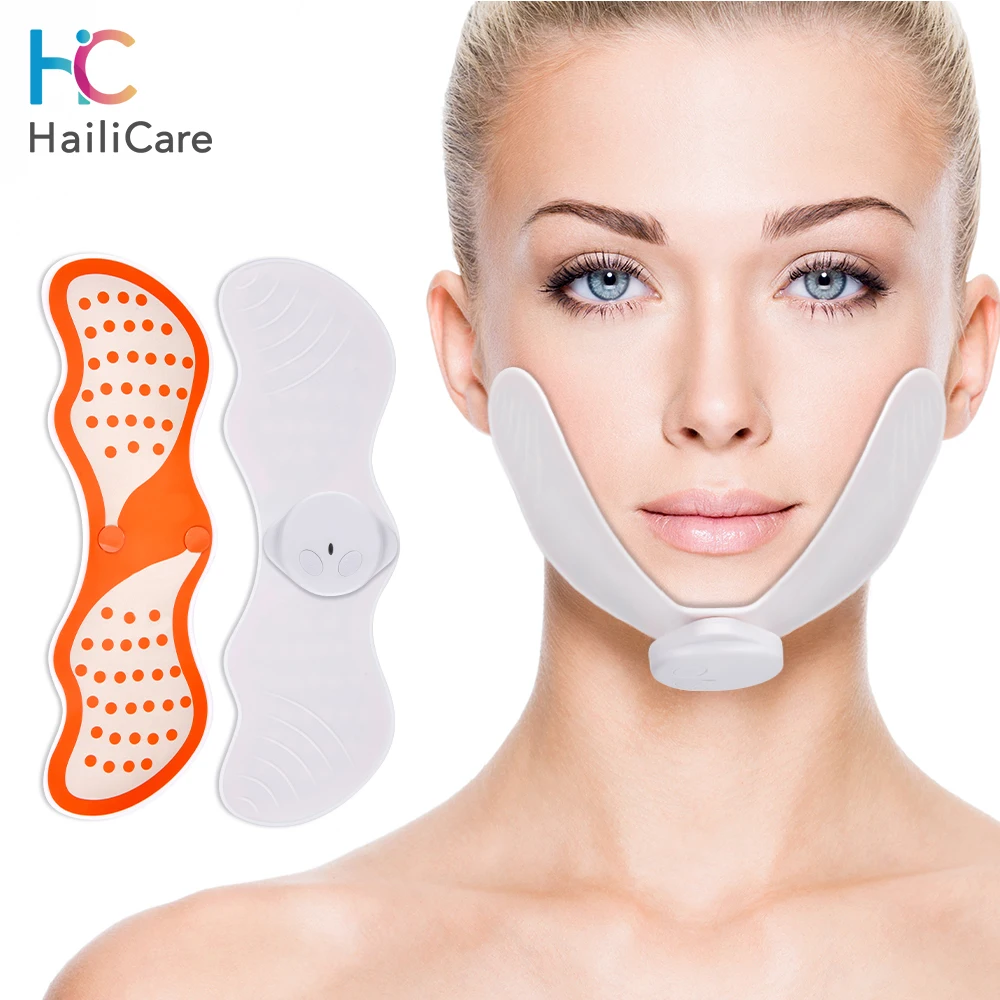 EMS Face Lifting Machine Facial Muscle Stimulator V Face Slimming Exerciser EMS Massager For Face With Gel Pads Skin Lift Tools
EMS Face Lifting Machine Facial Muscle Stimulator V Face Slimming Exerciser EMS Massager For Face With Gel Pads Skin Lift Tools
