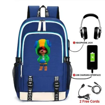 Backpack Star Leon Game School Bag For Teenagers Travel Backpack USB Charge Backpack With Headphones Hole Student Laptop Mochila 
Backpack Star Leon Game School Bag For Teenagers Travel Backpack USB Charge Backpack With Headphones Hole Student Laptop Mochila