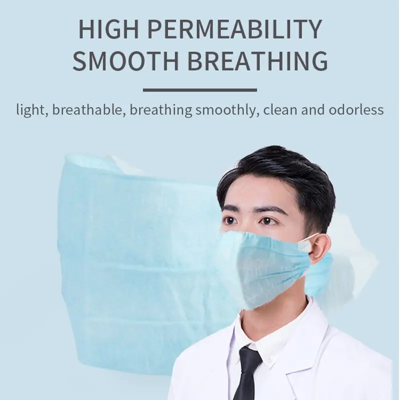 50 pcs/box Disposable Face Mask Non-woven 4Layer Anti-Pollution Elastic Facial Masks Anti-Dust Mask Anti Pollution
50 pcs/box Disposable Face Mask Non-woven 4Layer Anti-Pollution Elastic Facial Masks Anti-Dust Mask Anti Pollution