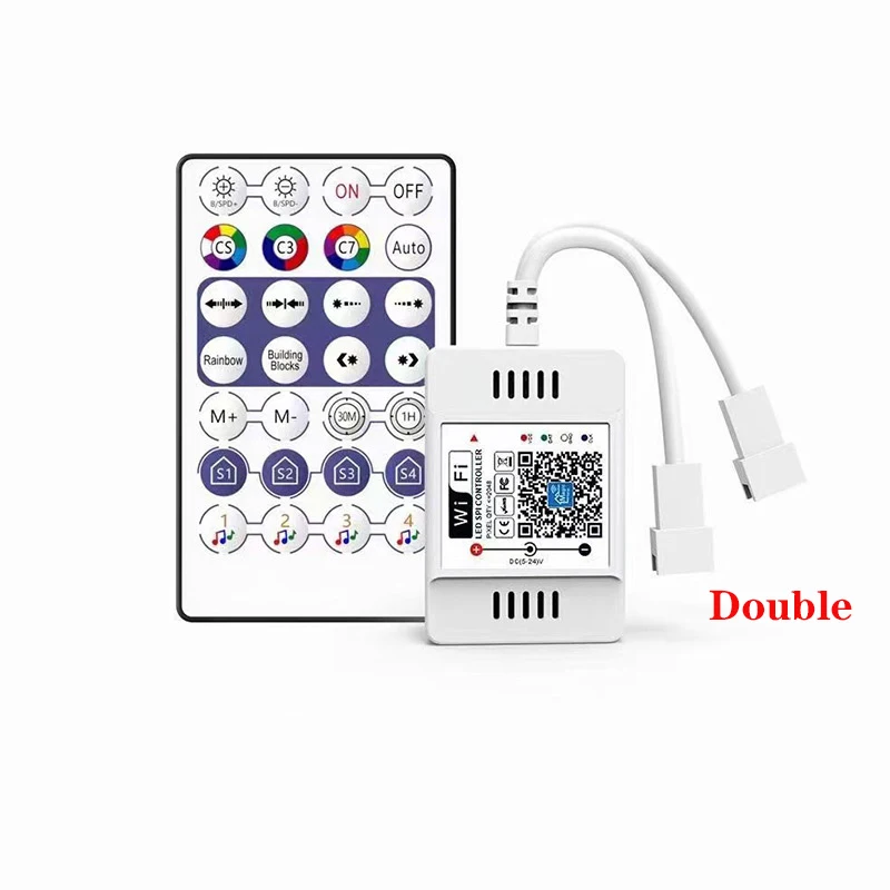 Wifi Led SPI Controller Addressable 2048 Pixel 28keys Remote Voice For WS2811 SK6812 WS2812B LED Strip DC5-24V | Освещение