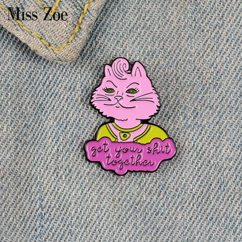 Carolyn Enamel Pin Custom TV Series Brooches for Shirt Lapel Backpack Banner Badge Pink Cat Lady Jewelry Gift for Friends 
Carolyn Enamel Pin Custom TV Series Brooches for Shirt Lapel Backpack Banner Badge Pink Cat Lady Jewelry Gift for Friends