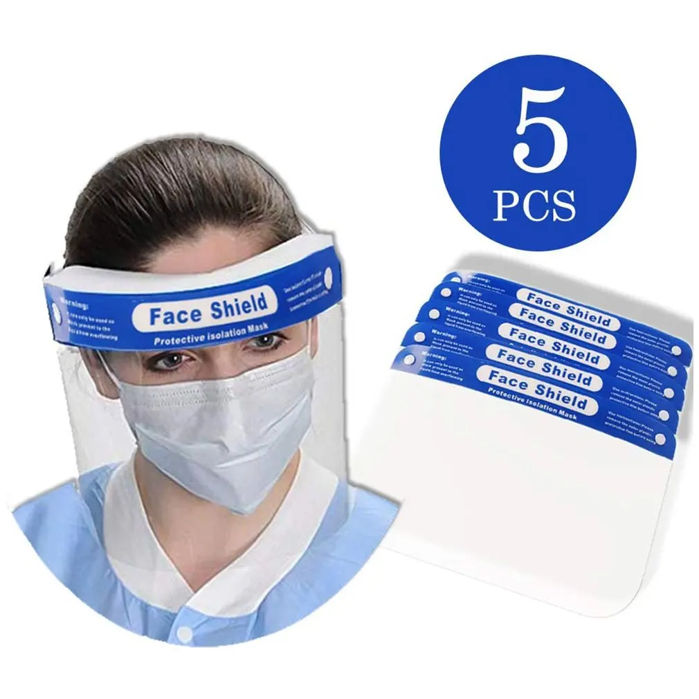 

Isolation Protective Mask Transparent Protective Mask Full Face Shield Masks Cover Protective Visor Anti-oil Kitchen Tool