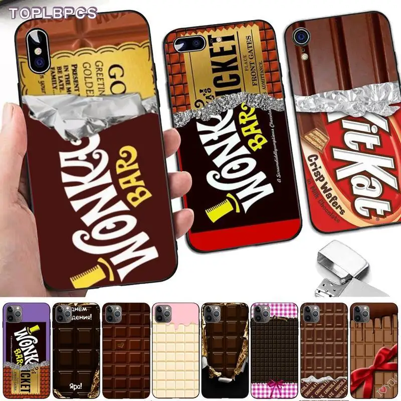 Чехол для телефона Willy Wonka Bar с золотым билетом сладкий Шоколадный Бар iPhone 8 7 6 6S Plus X
