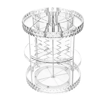 Acrylic Fashion Adjustable Cosmetic Case Storage Rack Cosmetics Storage Box Diamond Pattern 360 Degree Rotating Dresser Perfume
Acrylic Fashion Adjustable Cosmetic Case Storage Rack Cosmetics Storage Box Diamond Pattern 360 Degree Rotating Dresser Perfume