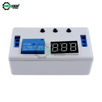 DC 24V 12V LED Display Digital Time Delay Relay Module Control Programmable Timer Switch Trigger Cycle Module 3-Button
DC 24V 12V LED Display Digital Time Delay Relay Module Control Programmable Timer Switch Trigger Cycle Module 3-Button