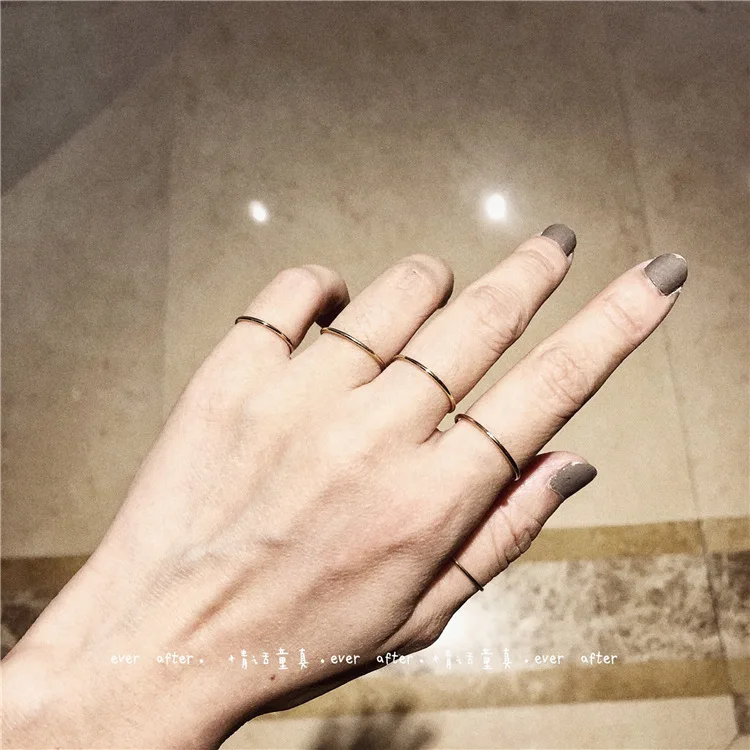 Hand Washing without Getting Rid of American Production 14k Gold Prime Ring Women's Fine ri han kuan Little Finger Ring Forefing
Hand Washing without Getting Rid of American Production 14k Gold Prime Ring Women's Fine ri han kuan Little Finger Ring Forefing