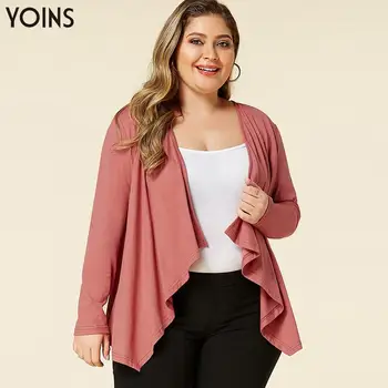 YOINS Women Coats&Jackets Elegant Open Front Long Sleeves Cardigan 2020 Autumn Winter Female Outwear Regular Plus Size Pink
YOINS Women Coats&Jackets Elegant Open Front Long Sleeves Cardigan 2020 Autumn Winter Female Outwear Regular Plus Size Pink