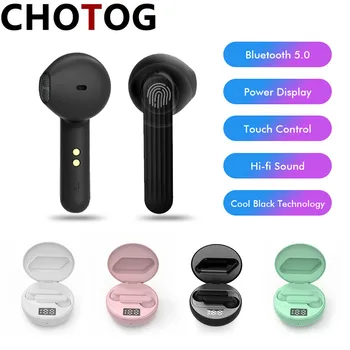 Wireless Headphones Earphones Bluetooth 5.0 TWS Hifi Headset Small Bass Earbud with Power Display Touch Control Ear Detection
Wireless Headphones Earphones Bluetooth 5.0 TWS Hifi Headset Small Bass Earbud with Power Display Touch Control Ear Detection