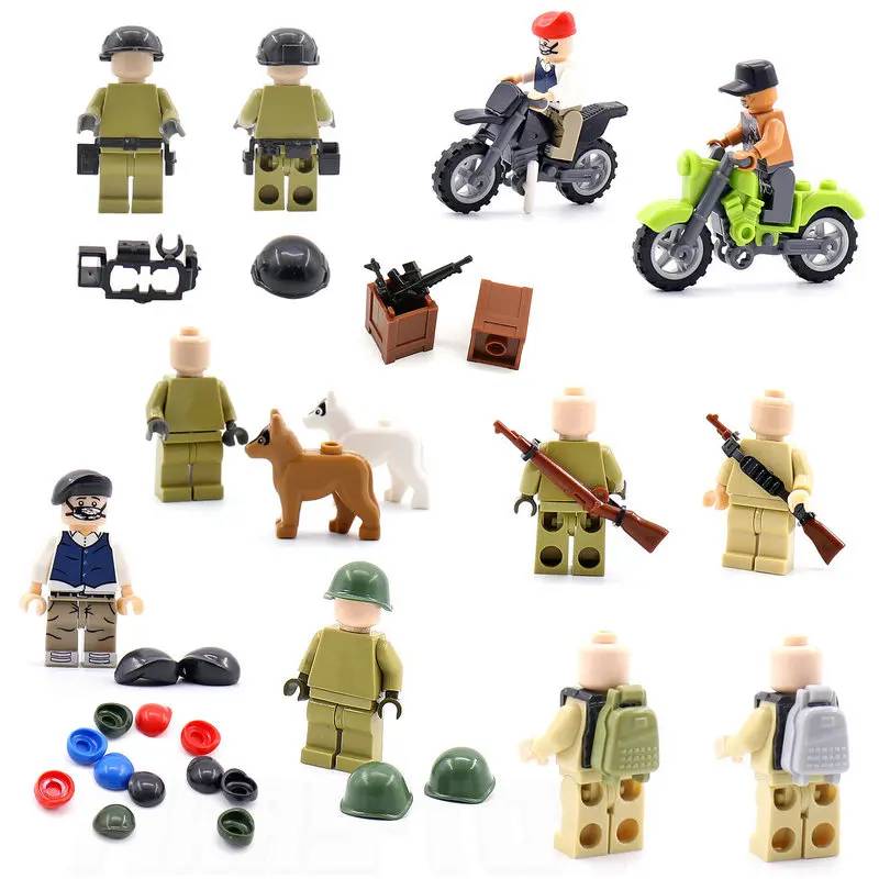 MOC Military Simulation Scene Toy Building Blocks Figures Accessories Berets Belt Helmet Model Compatible LegoINGlys Bricks Toys
MOC Military Simulation Scene Toy Building Blocks Figures Accessories Berets Belt Helmet Model Compatible LegoINGlys Bricks Toys