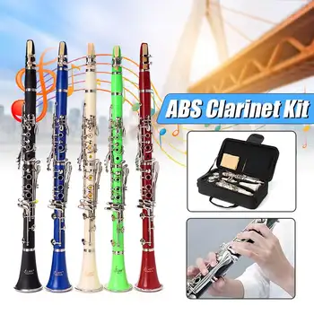 1pcs Muticolor Student Clarinet 17 Keys with Durable ABS Body with Reed Best For Woodwind Instruments Music Education Beginner
1pcs Muticolor Student Clarinet 17 Keys with Durable ABS Body with Reed Best For Woodwind Instruments Music Education Beginner