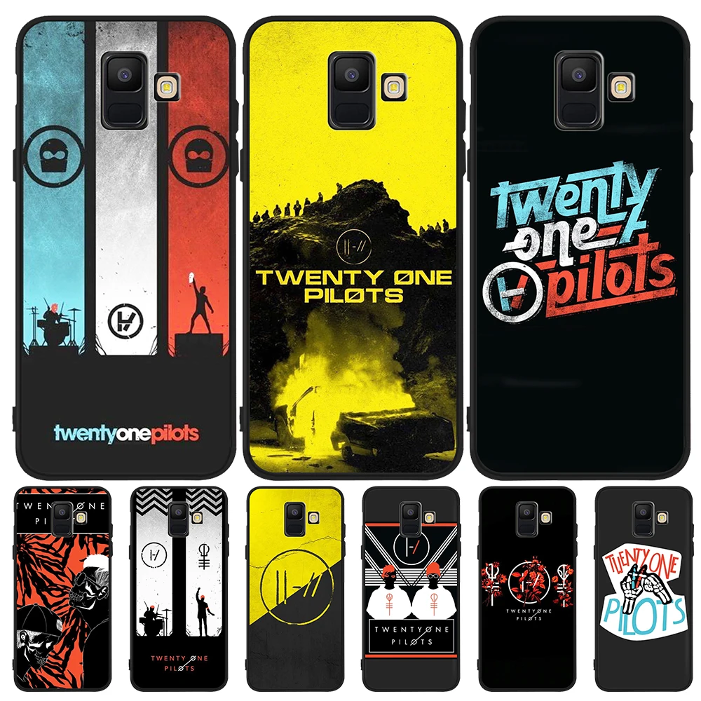 Чехол из ТПУ с рисунком Twenty One Pilots для Samsung Galaxy A3 A5 A6 A7 A8 A9 A10 A20E A30 A40 A50 A70 A80 J3 J4 J5 J6 J7 J8