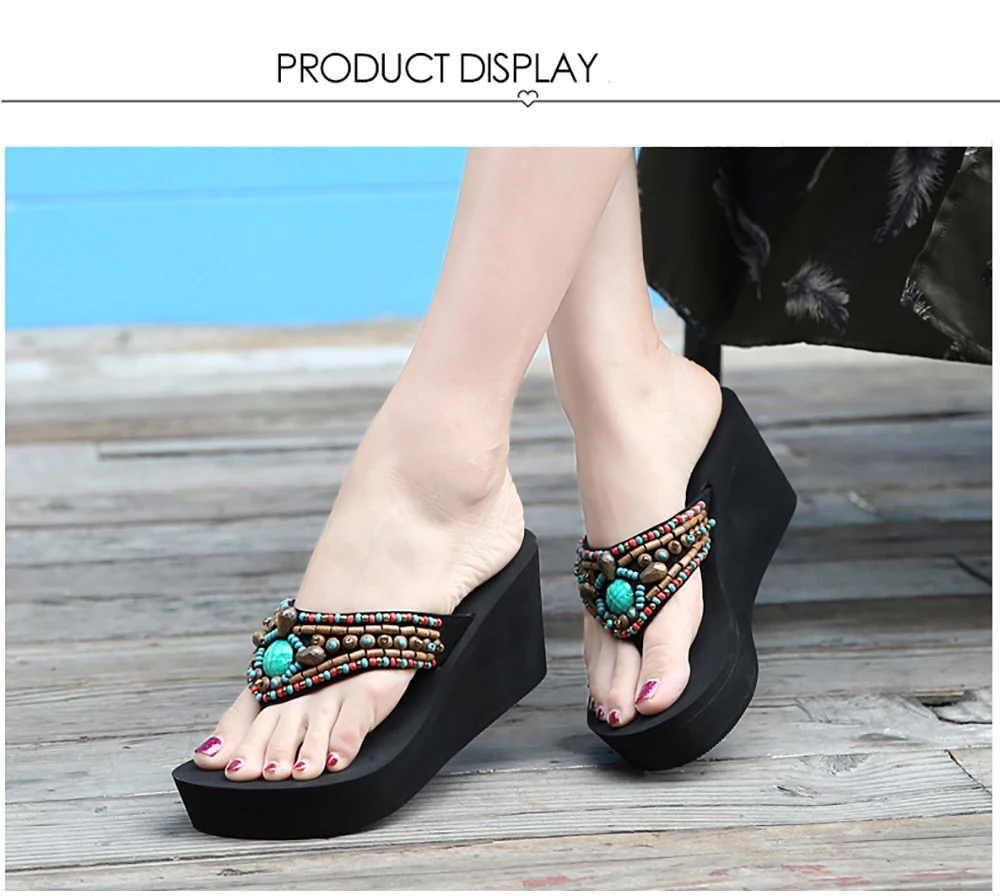 Boree 2020 Summer Flip Flops Slippers Womans Platform Shoes Female Beach Outdoor Slides Non-slip Sandals femme pantoufles Boree 2020 Summer Flip Flops Slippers Womans Platform Shoes Female Beach Outdoor Slides Non-slip Sandals femme pantoufles