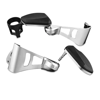 Adjustable Armrests Chrome Passenger Cup Holder Swing-Out for Harley Models Electra Glides Road Glide Ultra Tri Glides 2014-2019
Adjustable Armrests Chrome Passenger Cup Holder Swing-Out for Harley Models Electra Glides Road Glide Ultra Tri Glides 2014-2019